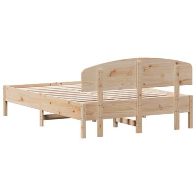 vidaXL Letto senza Materasso 120x190 cm in Legno Massello di Pino