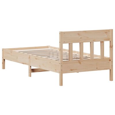 vidaXL Letto senza Materasso 90x200 cm in Legno Massello di Pino