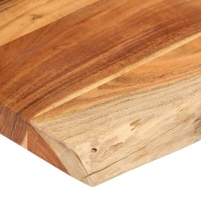 vidaXL Piano Tavolo 100x60x2,5 cm Rettangolare Legno Acacia Bordi Vivi