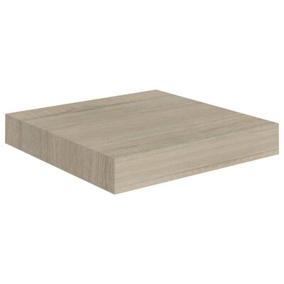 vidaXL Scaffali a Parete 4 pz Rovere 23x23,5x3,8 cm in MDF