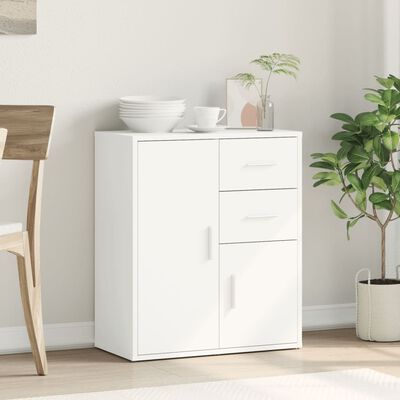 vidaXL Credenza Bianco 60x31x70 cm in Legno Multistrato