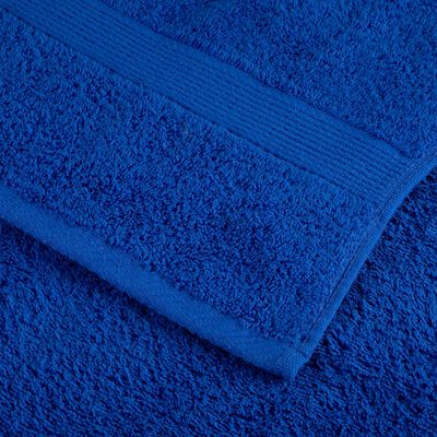 vidaXL Asciugamani da Bagno SOLUND 10 pz Blu 100x150cm 600gsm