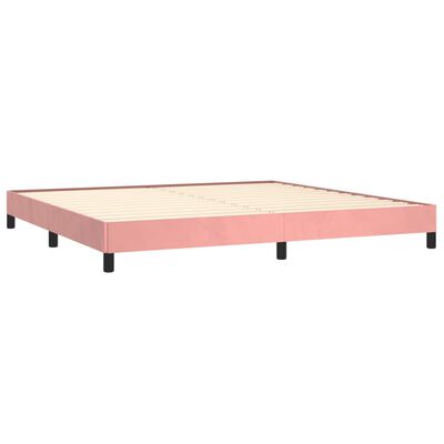 vidaXL Giroletto Rosa 200x200 cm in Velluto