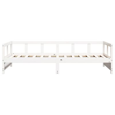 vidaXL Dormeuse senza Materasso Bianca 80x200 cm Legno Massello Pino