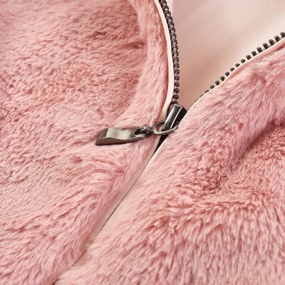 Cappotto per Bambini in Pelliccia Sintetica Rosa 140