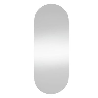 vidaXL Specchio da Parete 20x50 cm Vetro Ovale