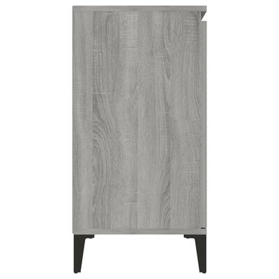 vidaXL Credenza Grigio Sonoma 104x35x70 cm in Legno Multistrato