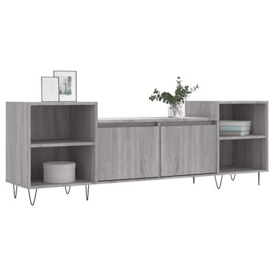 vidaXL Mobile TV Grigio Sonoma 160x35x55 cm in Legno Multistrato