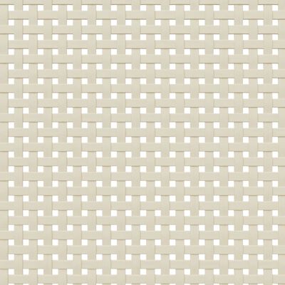 vidaXL Comodino SENJA Aspetto Rattan Bianco 40x35x65 cm in Legno Pino