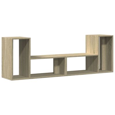 vidaXL Mobili TV 2 pz Rovere Sonoma 75x30x50 cm in Legno Multistrato