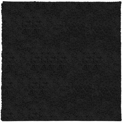 vidaXL Tappeto Shaggy PAMPLONA a Pelo Lungo Moderno Nero 240x240 cm