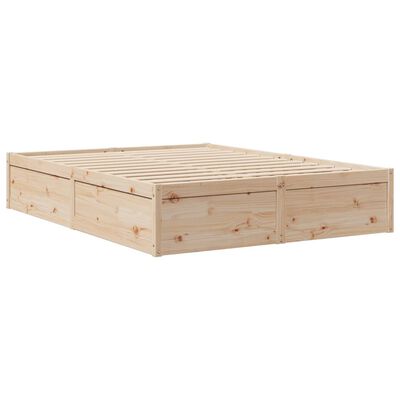 vidaXL Letto senza Materasso 140x200 cm in Legno Massello di Pino