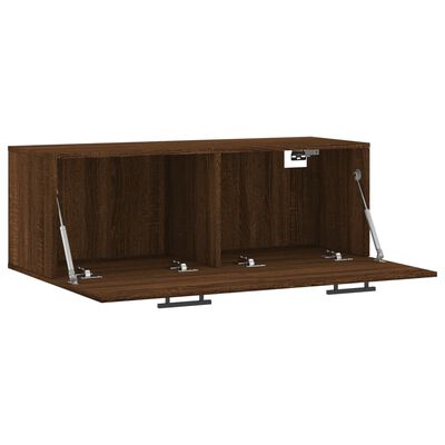 vidaXL Mobile a Parete Rovere Marrone 100x36,5x35 cm Legno Multistrato