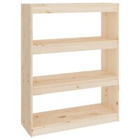 vidaXL Libreria/Divisorio 80x30x103,5 cm in Legno Massello di Pino