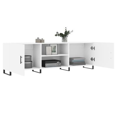 vidaXL Mobile Porta TV Bianco 150x30x50 cm in Legno Multistrato