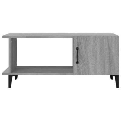 vidaXL Tavolino da Salotto Grigio Sonoma 90x50x40 cm Legno Multistrato