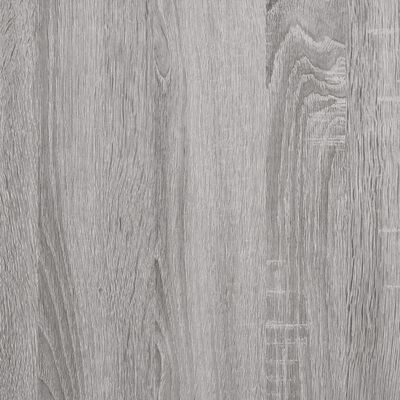 vidaXL Panca Portaoggetti Grigio Sonoma 62x42x45 cm Legno Multistrato