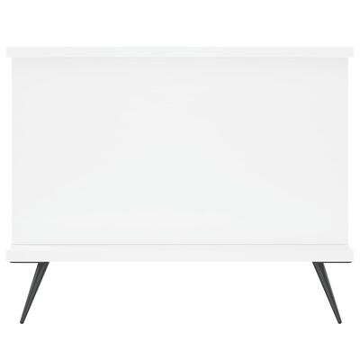 vidaXL Tavolino da Salotto Bianco 90x50x40 cm in Legno Multistrato