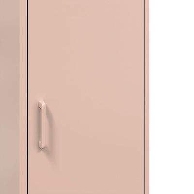 vidaXL Credenza Rosa 36x39x113 cm in Acciaio