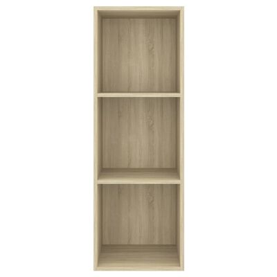 vidaXL Mobile TV da Parete Rovere Sonoma 37x37x107cm Legno Multistrato