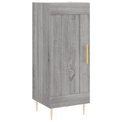 vidaXL Credenza Grigio Sonoma 34,5x34x90 cm in Legno Multistrato