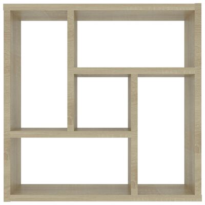 vidaXL Scaffale Parete Rovere Sonoma 45,1x16x45,1 cm Legno Multistrato