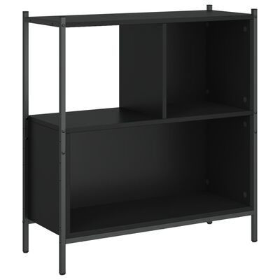 vidaXL Libreria Nera 72x28x77,5 cm in Legno Multistrato