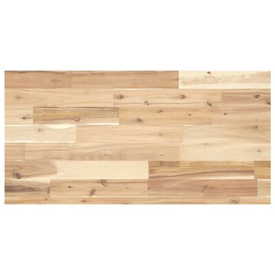 vidaXL Piano per Tavolo 100x40x4 cm Rettangolare Legno Massello Acacia