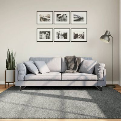 vidaXL Tappeto Shaggy PAMPLONA a Pelo Lungo Moderno Verde 200x200 cm