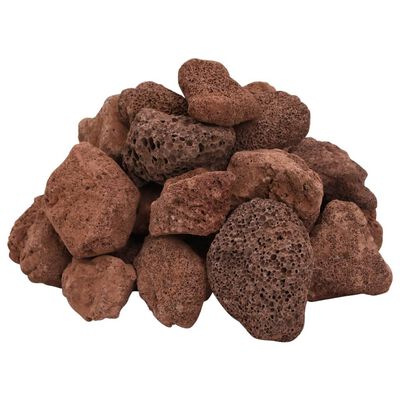 vidaXL Rocce Vulcaniche 10 kg Rosse 5-8 cm