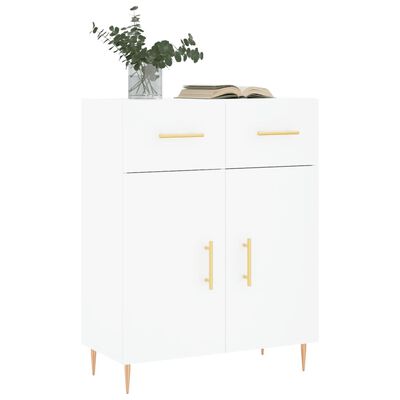 vidaXL Credenza Bianca 69,5x34x90 cm in Legno Multistrato