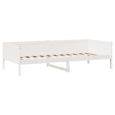 vidaXL Dormeuse con Cassetti Bianco 90x190 cm Legno Massello di Pino