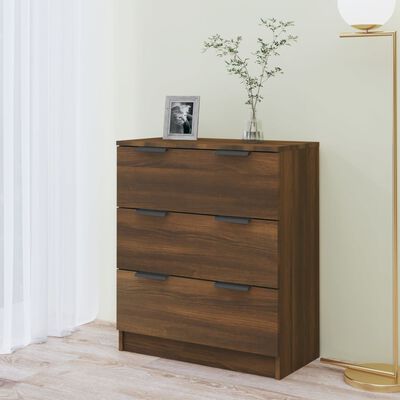 vidaXL Credenza Rovere Marrone 60x30x70 cm in Legno Multistrato