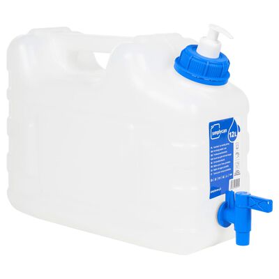 vidaXL Contenitore Acqua Rubinetto e Dispenser Sapone 10 L in Plastica