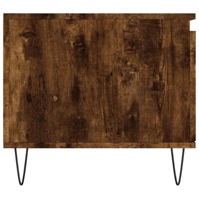 vidaXL Tavolino da Salotto Rovere Fumo 100x50x45 cm Legno Multistrato