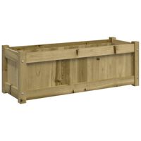 vidaXL Fioriera da Giardino 90x31x31 cm in Legno di Pino Impregnato