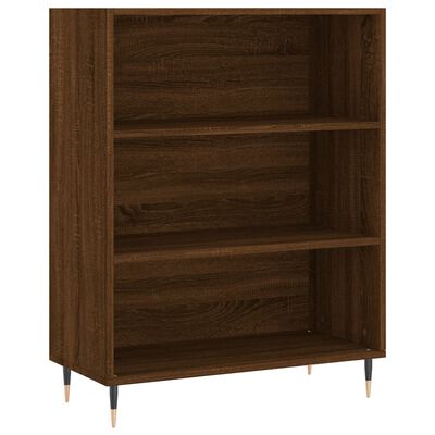 vidaXL Credenza Rovere Marrone 69,5x32,5x180 cm Legno Multistrato