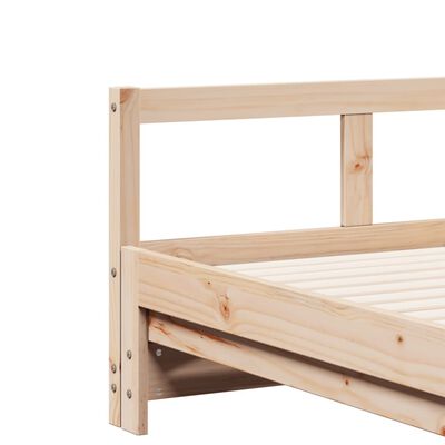 vidaXL Dormeuse senza Materasso 80x200 cm in Legno Massello di Pino