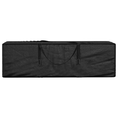 vidaXL Borsa Porta Cuscini da Giardino Nera 135x40x55 cm Polietilene