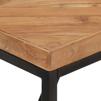 vidaXL Tavolo da Pranzo 180x90x76 cm Legno Massello di Acacia e Mango