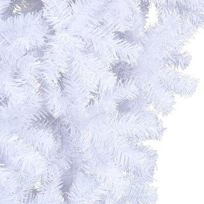 vidaXL Albero di Natale Artificiale Capovolto con Base Bianco 120 cm