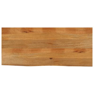 vidaXL Piano Tavolo Bordi Vivi 140x60x2,5 cm Legno Massello di Mango