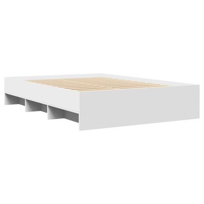 vidaXL Giroletto Bianco 120x190 cm in Legno Multistrato