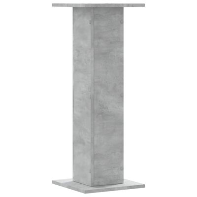 vidaXL Supporti per Piante 2 pz Grigio Cemento 30x30x80 cm Truciolato