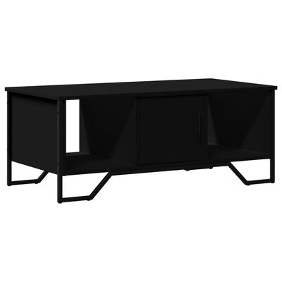 vidaXL Tavolino da Salotto Nero 100x51x40 cm in Legno Multistrato