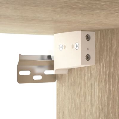 vidaXL Armadietto a Muro Rovere Sonoma 68x30x20 cm Legno Multistrato