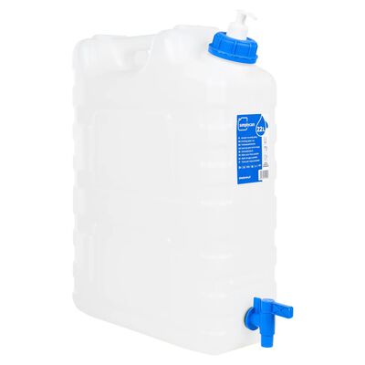 vidaXL Contenitore Acqua Rubinetto e Dispenser Sapone 20 L in Plastica