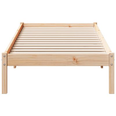 vidaXL Letto Extra Lungo senza Materasso 180x200 cm in Legno di Pino