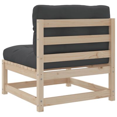 vidaXL Set Divani da Giardino 7 pz con Cuscini Legno Massello di Pino