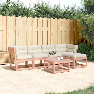 vidaXL Set Divani Giardino 5 pz con Cuscini Legno Massello di Douglas